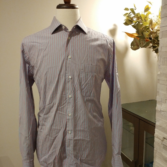 Armani Collezioni Striped Dress Shirt - Picture 1 of 4